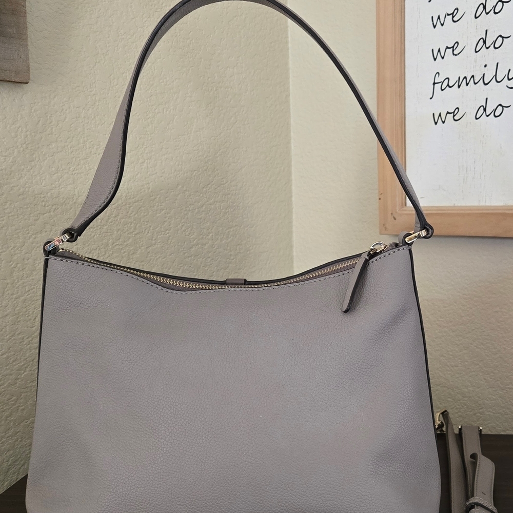 KATE SPADE Perkins Street Celena CITYSCAPE Gray With Changeable Straps NWOT. - Picture 4 of 10